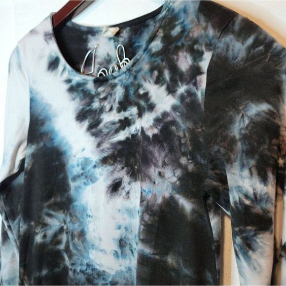 Ava Sam Blue Tie Dye Dress Size Small - Picture 2 of 9